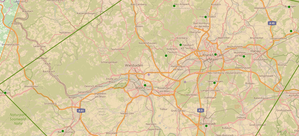 Diese Bezirke bilden in Zukunft die „EmK-RheinMain“