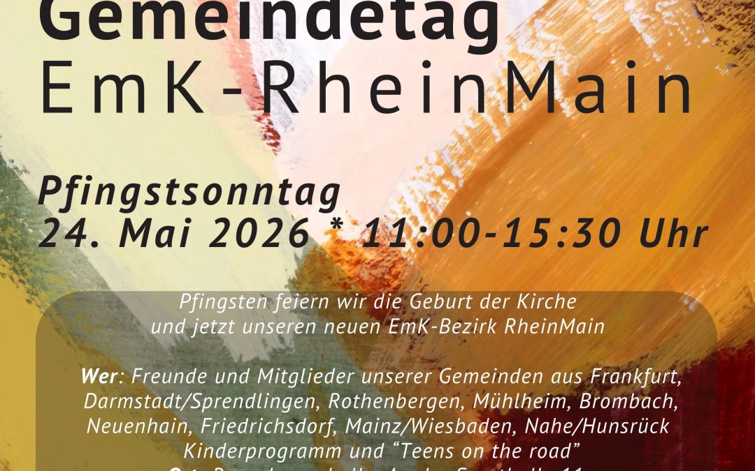 Gemeindetag RheinMain- Bezirksgründungsfest
